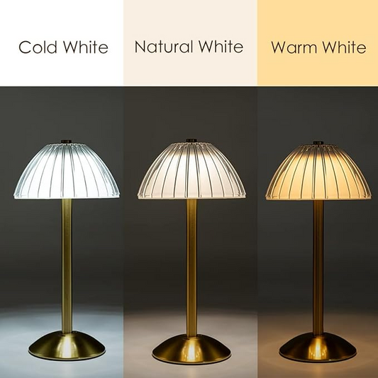 LUMITOP™ Solace Arc Touch LED Table Lamp – Rechargeable, Dimmable & Cordless LED Light