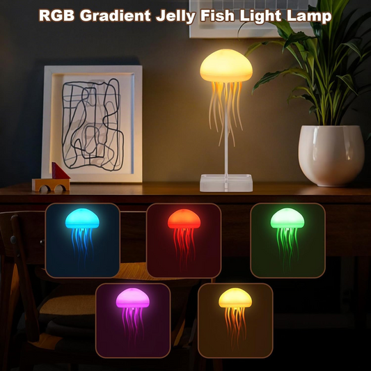LUMITOP™ Jello Night Light Lamp – Rechargeable, Cordless & 16-Color Changing Night Light with Touch and Motion Sensor