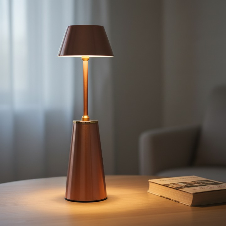 LUMITOP™ Obsidian Touch LED Table Lamp – Rechargeable, Dimmable & Cordless LED Light