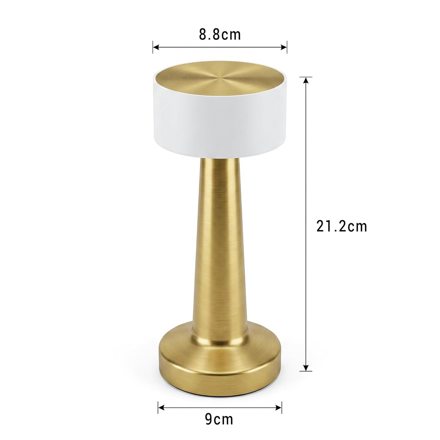 LUMITOP™ Ember Touch LED Table Lamp – Minimal Rechargeable, Dimmable & Cordless LED Light