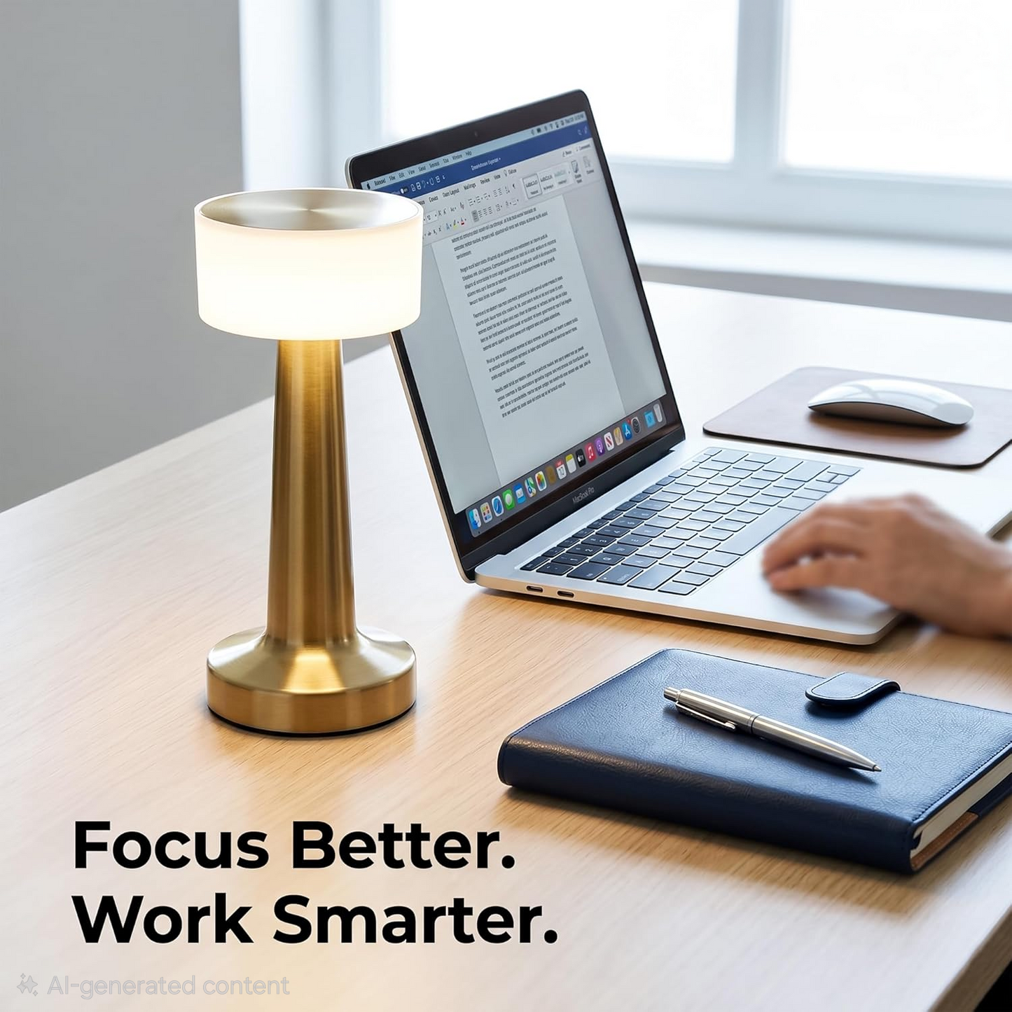 LUMITOP™ Ember Touch LED Table Lamp – Minimal Rechargeable, Dimmable & Cordless LED Light