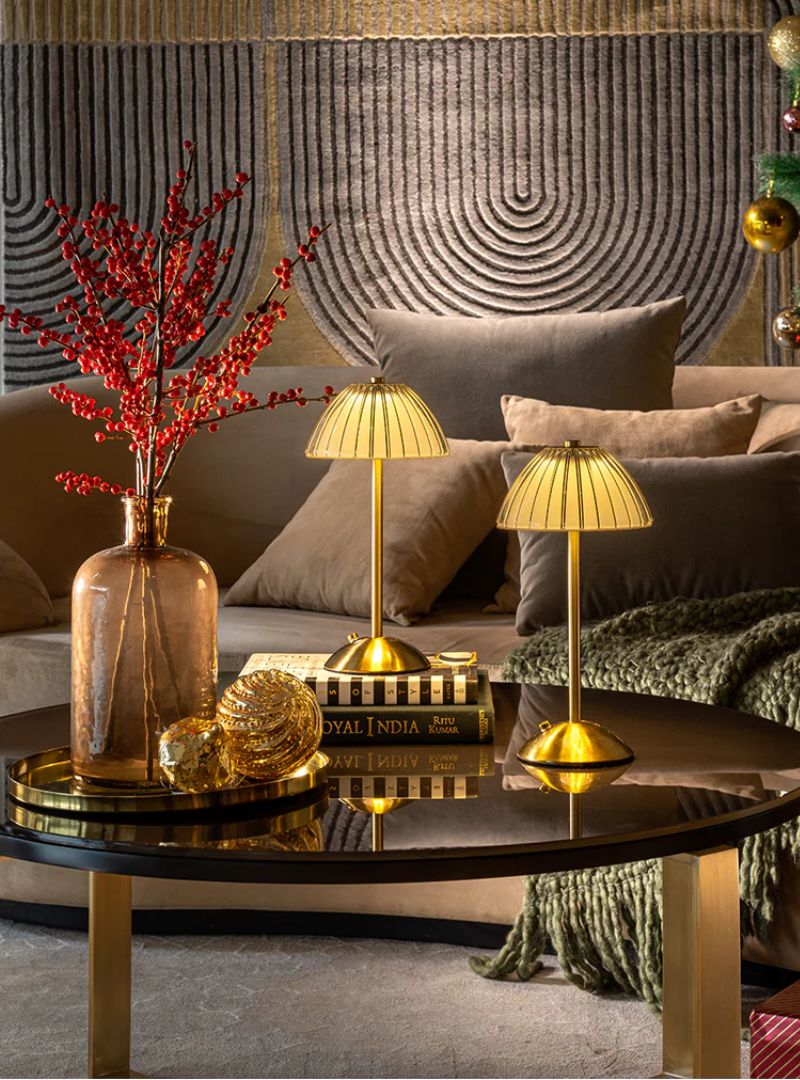 LUMITOP™ Solace Arc Touch LED Table Lamp – Rechargeable, Dimmable & Cordless LED Light