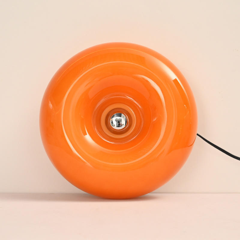 LUMITOP™ Donut — Glow Dimmable Glass Table Lamp, Wall Lamp | Donut Shaped Design, 3 Colour Switchable, Brightness and Touch Control Lamp