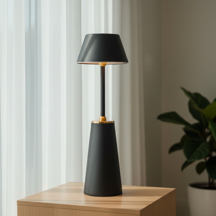 LUMITOP™ Obsidian Touch LED Table Lamp – Rechargeable, Dimmable & Cordless LED Light