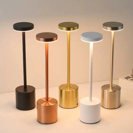 LUMITOP™ Aura Touch LED Table Lamp – Minimal Rechargeable, Dimmable & Cordless LED Light