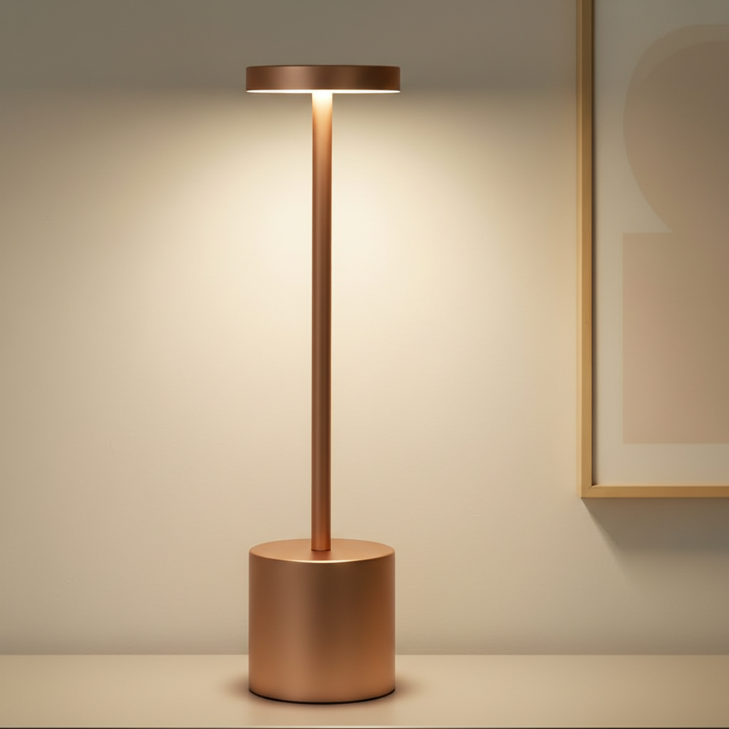 LUMITOP™ Aura Touch LED Table Lamp – Minimal Rechargeable, Dimmable & Cordless LED Light