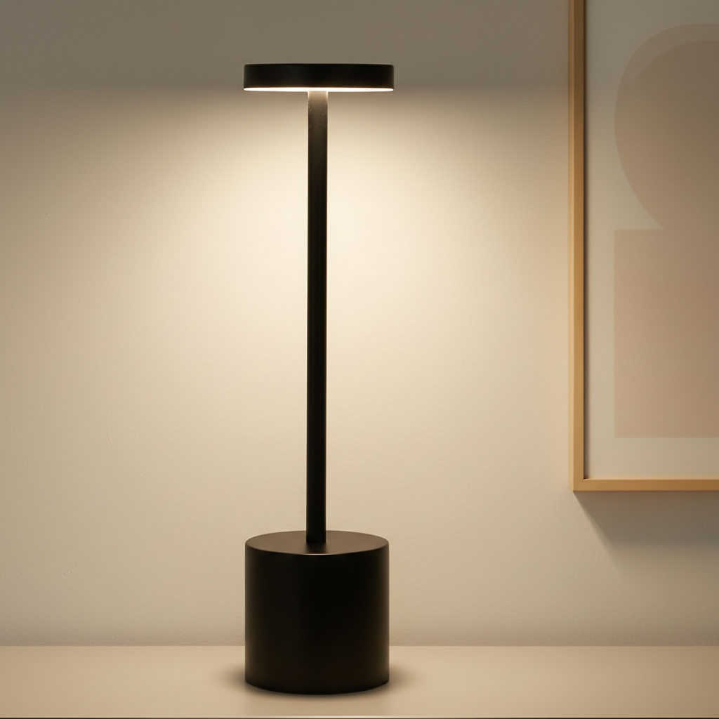 LUMITOP™ Aura Touch LED Table Lamp – Minimal Rechargeable, Dimmable & Cordless LED Light