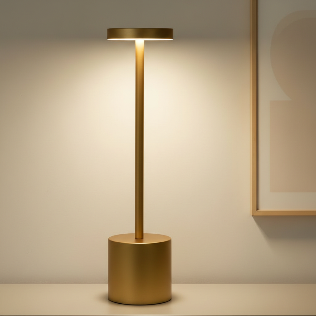 LUMITOP™ Aura Touch LED Table Lamp – Minimal Rechargeable, Dimmable & Cordless LED Light