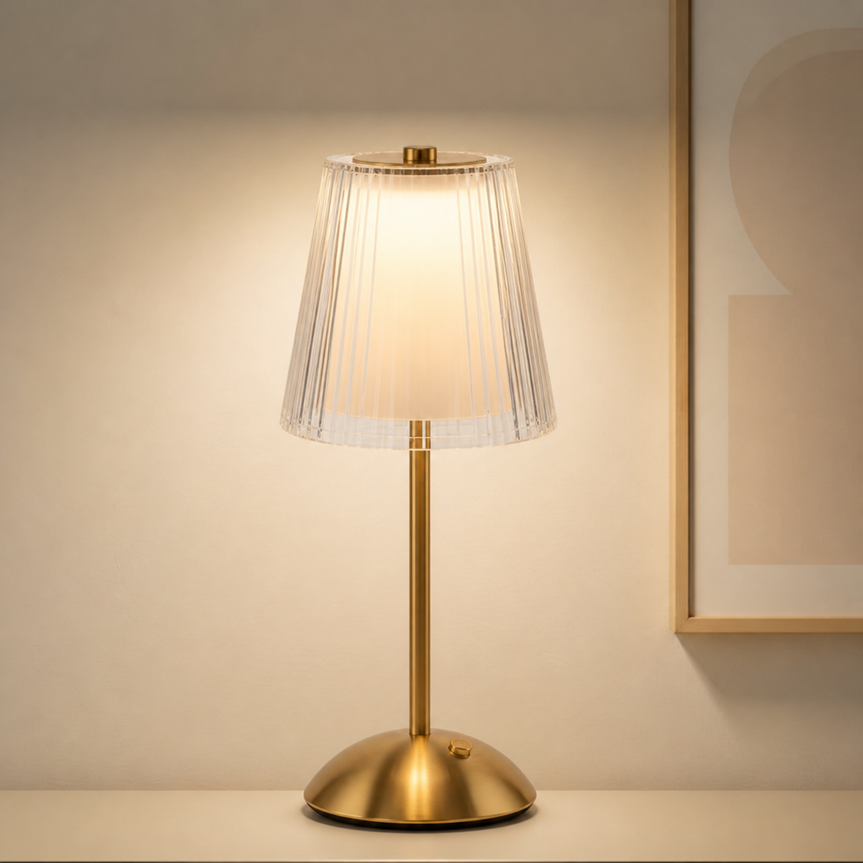 LUMITOP™ Solace Classic Touch LED Table Lamp – Rechargeable, Dimmable & Cordless LED Light